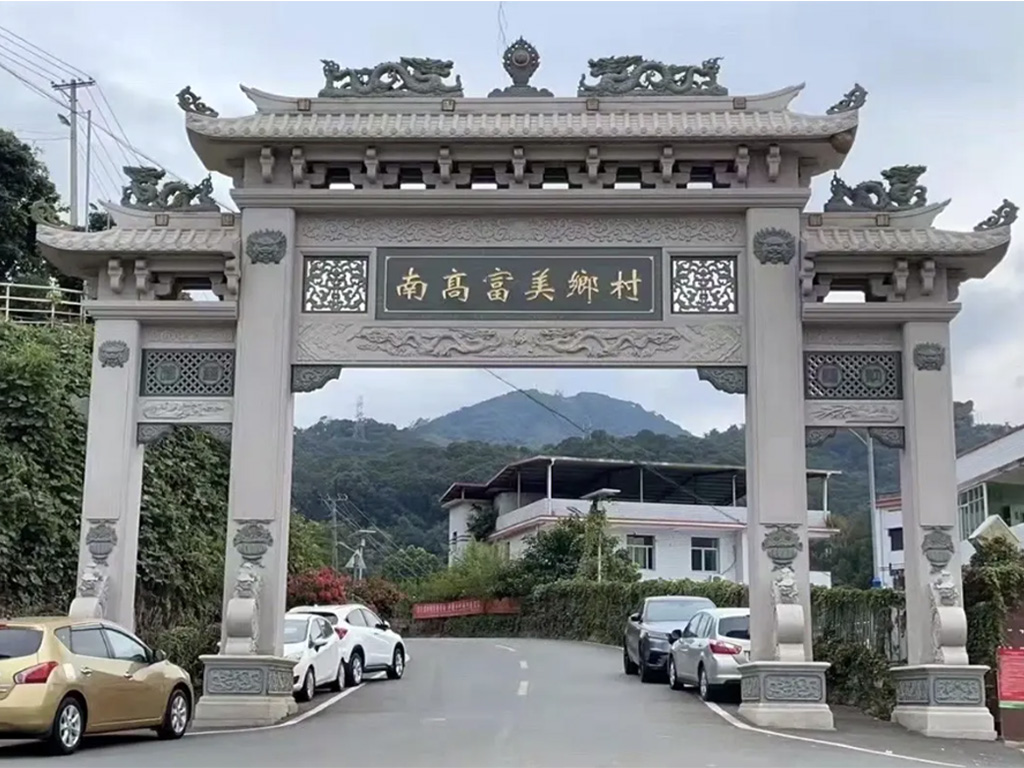 仿古牌坊牌坊價格，大門牌坊，水泥斗拱模具工程有限公司