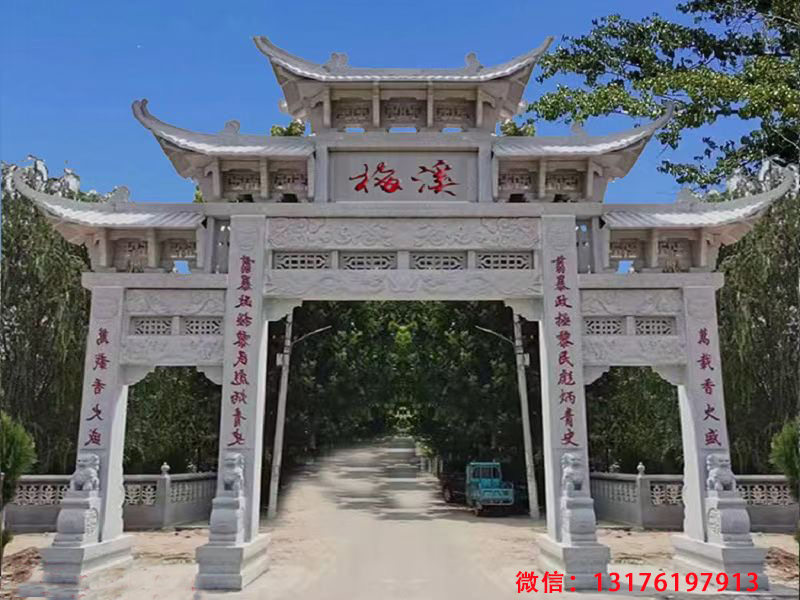 寺廟適合建造的石頭牌坊樣式圖片，你知道嗎？